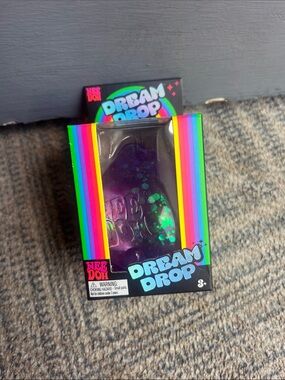 Needoh Dream Drop Purple Glitter Stress Ball NEW